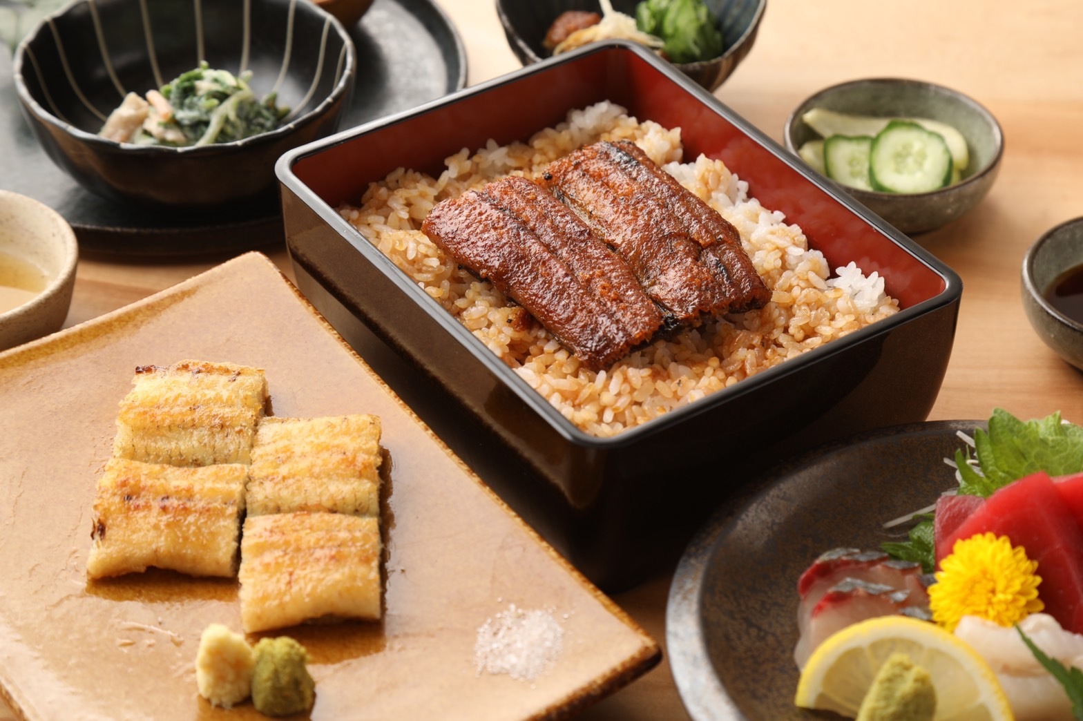 Unagi Yondaime Kikukawa - Japanese cuisine Unagi (Freshwater eel) in ...
