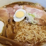 保谷 大勝軒 - 麺を引き出したところ。