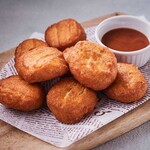 Domestic young chicken nuggets BBQ sauce