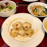 中国料理 青冥 大丸梅田店 - エビマヨセット