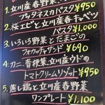 エミリー・フローゲ - ('13/4)一部メニューは黒板で