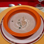 186340910 - マッシュルームのスープ。美味しいの。