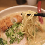 らーめん北の大地 - とんかつ味噌らーめん