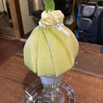 樟山珈琲店 - メロンパフェ