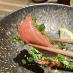 焼鳥エナミ - 赤鶏肝のお造り