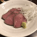 せいじ - お通しのローストビーフ