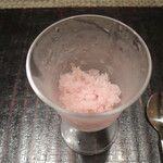 時の宿 すみれ - お口直しのグラニテ