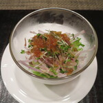 時の宿 すみれ - たんと紅しぐれ大根のサラダ