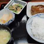 小倉一 - カレイ煮付け定食+玉子焼き