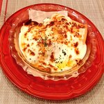 四次元食堂 南インドオステリア - かぼちゃとモッツァレラのクレープグラタン。