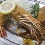 レストラン桂 - 赤海老大フライ
