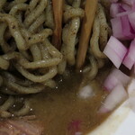 煮干しNoodles Nibo Nibo Cino - 肉にぼにぼちーの/スープ