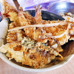 Tonchitei - えび穴子天丼