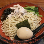 イツワ製麺所食堂 - イツワつけ麺 太麺 味玉 300g