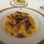 アピシウス - スジアラと帆立貝の軽いグラタン仕立て