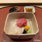 御料理 寺沢 - 割醤油とちり酢を使い分け