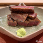 御料理 寺沢 - いわて牛のシャトーブリアンの味噌漬焼