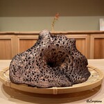 御料理 寺沢 - トリュフの香りを凌駕する立派な香茸