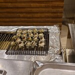 Tsukiyo No Usagi - サザエの壺焼き風景（夕食）