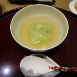 礒田 - 蒸し物「ぐじの冬瓜蒸し」