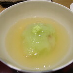 礒田 - 蒸し物「ぐじの冬瓜蒸し」