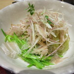 礒田 - 焚き合わせ「賀茂茄子と絹さや」