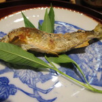 礒田 - 焼物「鮎の塩焼き・風干し」