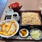 松月庵 - ミニカツ丼・もりそばセット