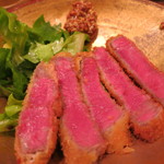 車力門 ちゃわんぶ - 25年4月　川越武州牛　カツレツ