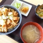 Yakurai Yakushino Yu - 2013.04かき揚げ丼（500円）