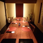 Aigamo Ippin Toriyasu - ゆったりとした個室