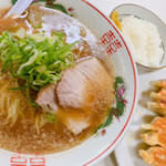 Daiichi Asahi - Aセット(醤油ラーメン･餃子1人前･小ライス)