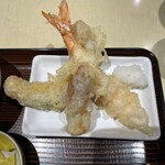 吉田麺業 - 海老・竹輪・南瓜の天ぷら