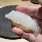 くるますし - イカはステン包丁の方が旨味が増すとの拘りでしたが、明確に違いを味わえました！