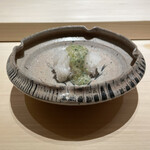 くるますし - 地物大穴子炭炙り、煎り酒山葵ソース