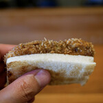 瞬 - 松茸フライのサンドイッチ