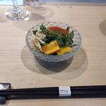 Ginza Kashiwa - 季節野菜のサラダ～産直ファームより～