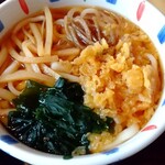 天作 - たぬきうどん750円