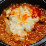 柿の実焼肉ハウス - グツグツいってます