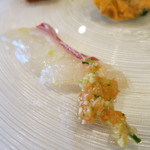 Convivio - 25年4月　前菜　三重天然真鯛