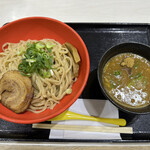 博多ラーメン ばりかた屋 - 魚介醤油つけ麺 950円+大盛麺100円