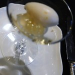 ガストロノミー ジョエル・ロブション - ローズマリーとレモンのシャーベット　アロエとレモンのコンフィチュールです