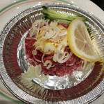 焼肉 鶯谷園 - 焼ユッケ