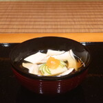 日本料理 幸庵 - 松茸と銀杏豆腐の煮物椀