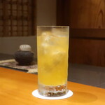 日本料理 幸庵 - 松浦にごり梅酒ソーダ割り