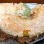 そば処 一庵 - でっかいカボチャ天の下には‥