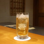 日本料理 幸庵 - 自家製梅酒ソーダ割り