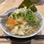 丸源ラーメン - 熟成醤油ラーメン野菜肉そば