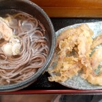 そば処 一庵 - ゲソ天が二つも！