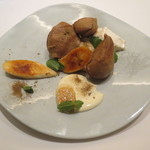 フロリレージュ - 黒糖のメレンゲとバナナのアイスクリーム、チョコレートとコーヒーのムース1